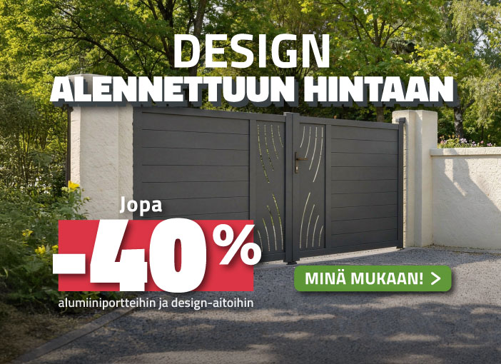 Suunnittelua alennettuun hintaan