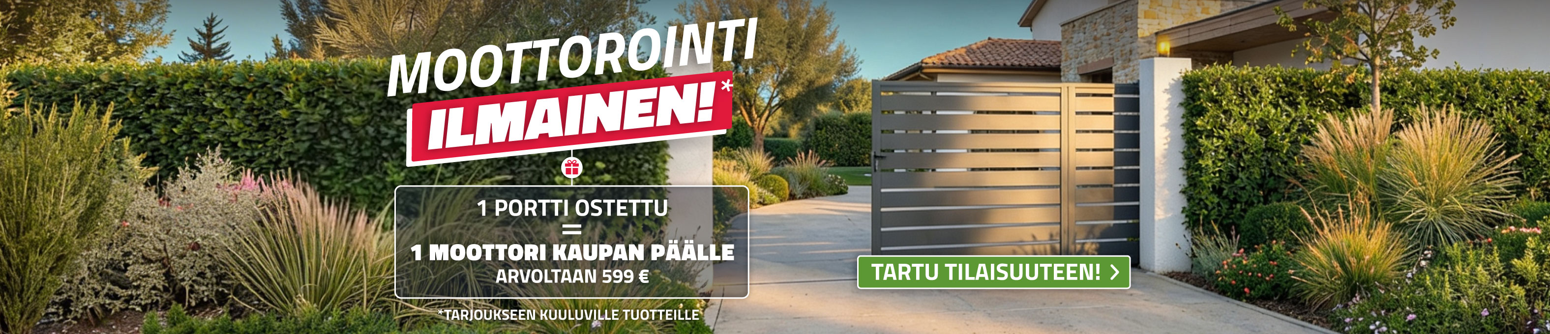 Moteur offert sur produits éligibles