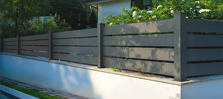 Short privacy fence